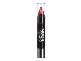 Red - Holographic Glitter Face & Body Crayon, 3.2g