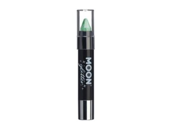 Green - Iridescent Glitter Face & Body Crayon, 3.2g